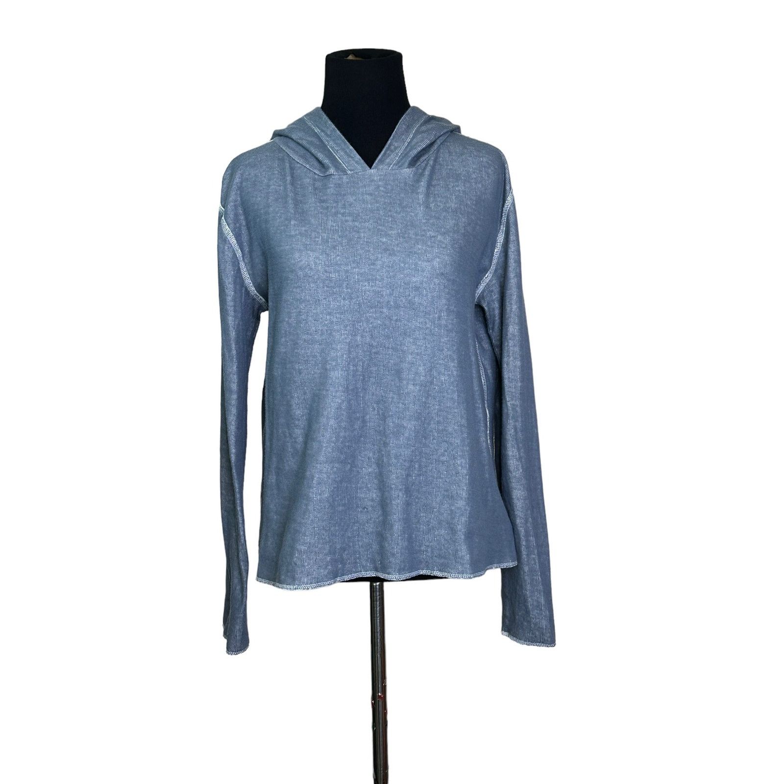 Gap Gap blue long sleeves light hoodie sweatshirt size small Size S / US 4 / IT 40 - 10 Thumbnail