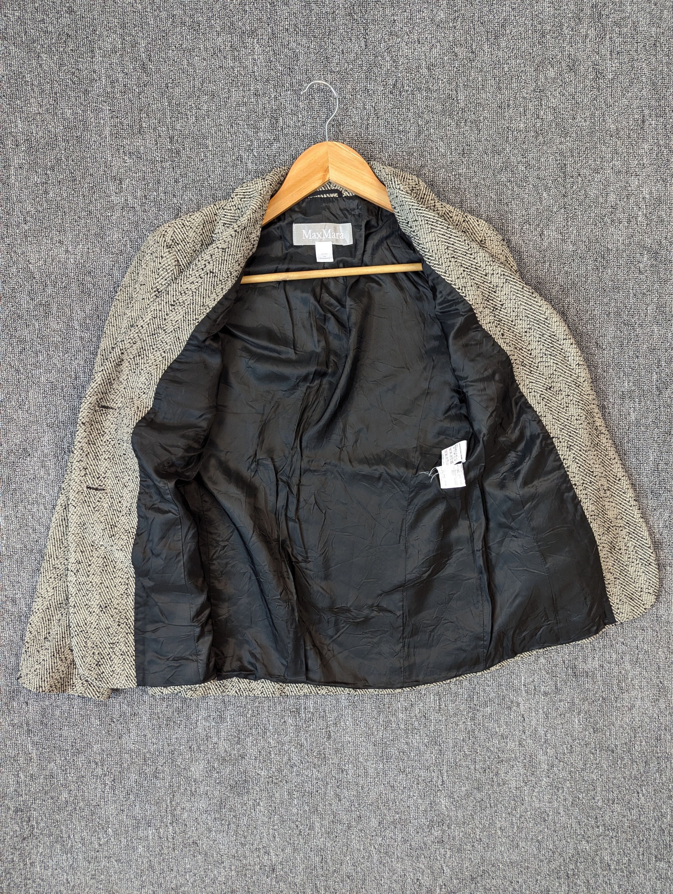 Max Mara Women's Max Mara Wool Blazer Style Jacket Size XS / US 0-2 / IT 36-38 - 8 Thumbnail