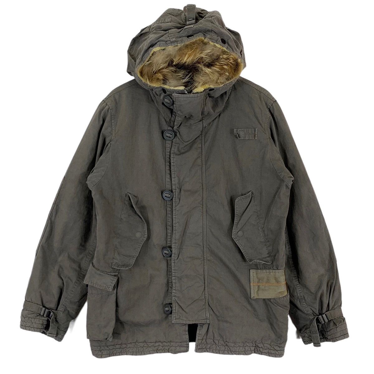 🔥🔥QUADRO JAPANESE BRAND MILITARY HOODIE JACKET