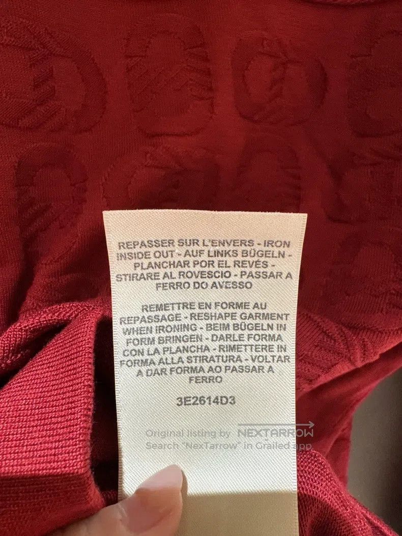 Hermes Hermes Red Pig Nose Button Printed Sweater Size XXS / US 00 / IT 34 - 9 Thumbnail