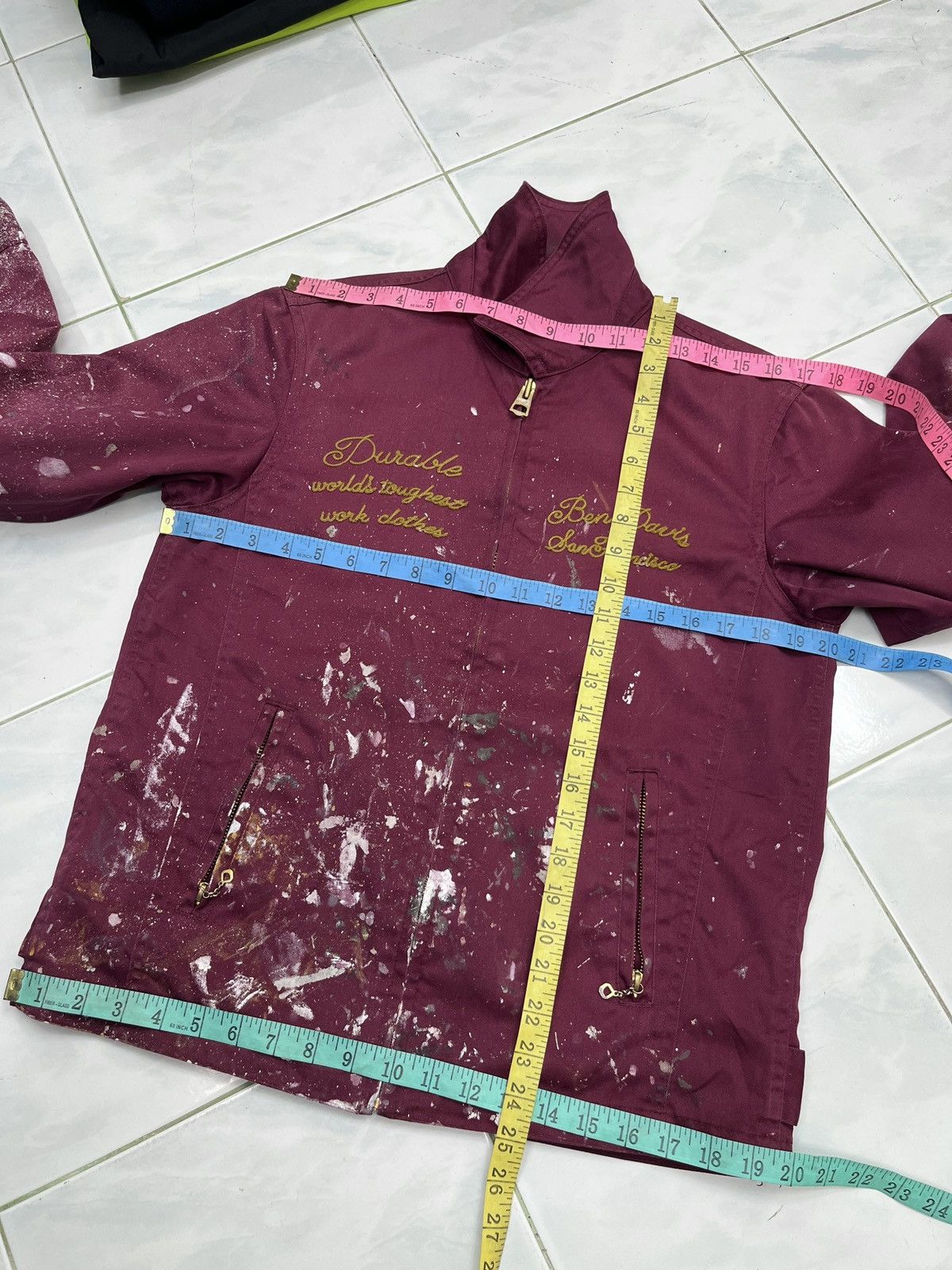 Ben Davis 🔥🔥🔥STEALS VTG BEN DAVIS SPLATTER PAINT WORKWEAR JACKET Size US S / EU 44-46 / 1 - 23 Thumbnail