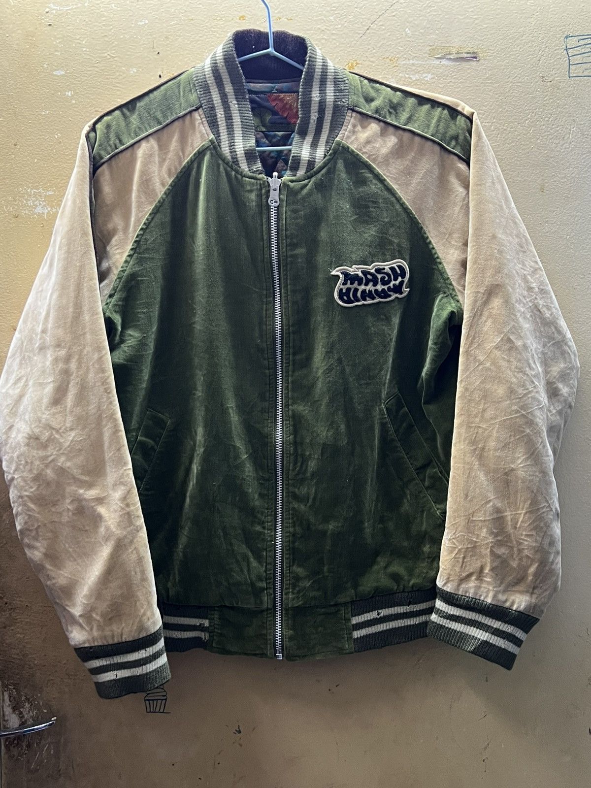 Japanese Brand Vintage Sukajan MashMania Samurai Embroidered Size US M / EU 48-50 / 2 - 1 Thumbnail