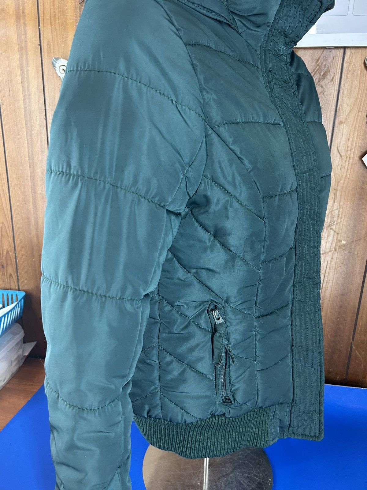 American Eagle Outfitters American Eagle Outfitters Women's Green Small Hooded Coat Size S / US 4 / IT 40 - 3 Thumbnail