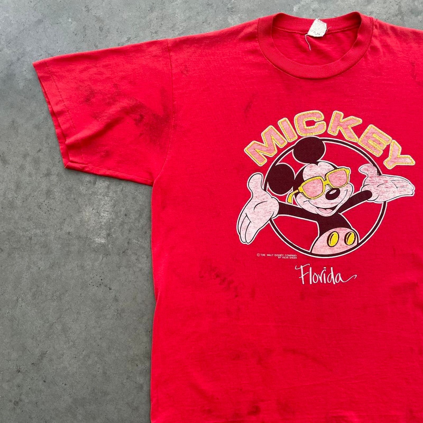 Vintage Vintage Mickey Mouse Distressed T-shirt Size US L / EU 52-54 / 3 - 3 Thumbnail