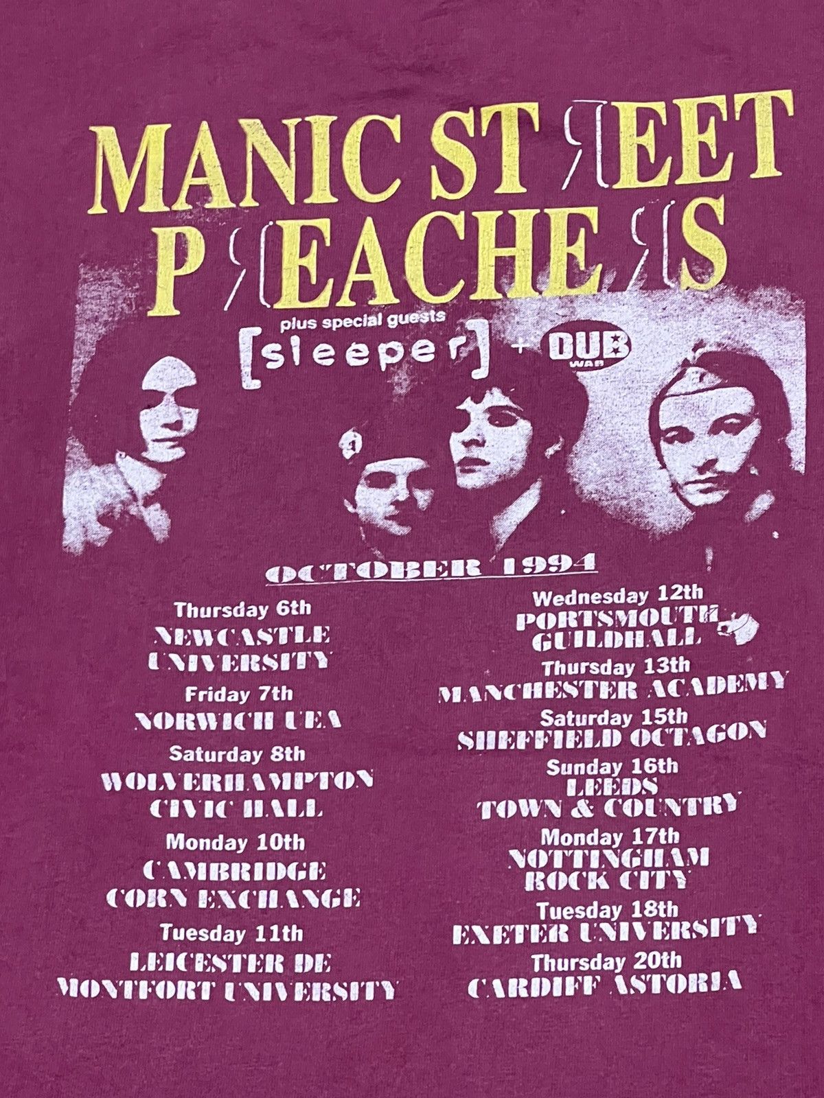 Band Tees × Vintage Vintage Manic Street Preachers Size US L / EU 52-54 / 3 - 4 Thumbnail
