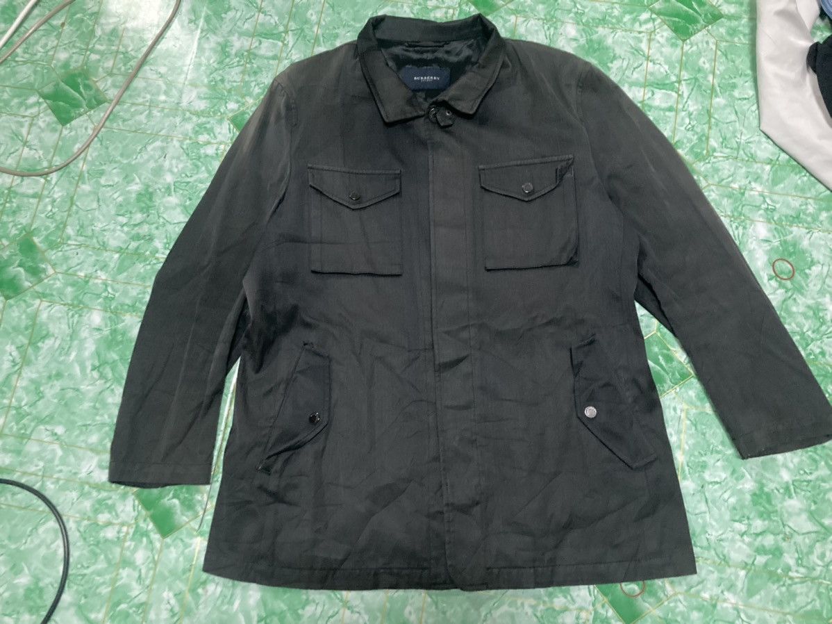 Vtg Burberry Coat Military