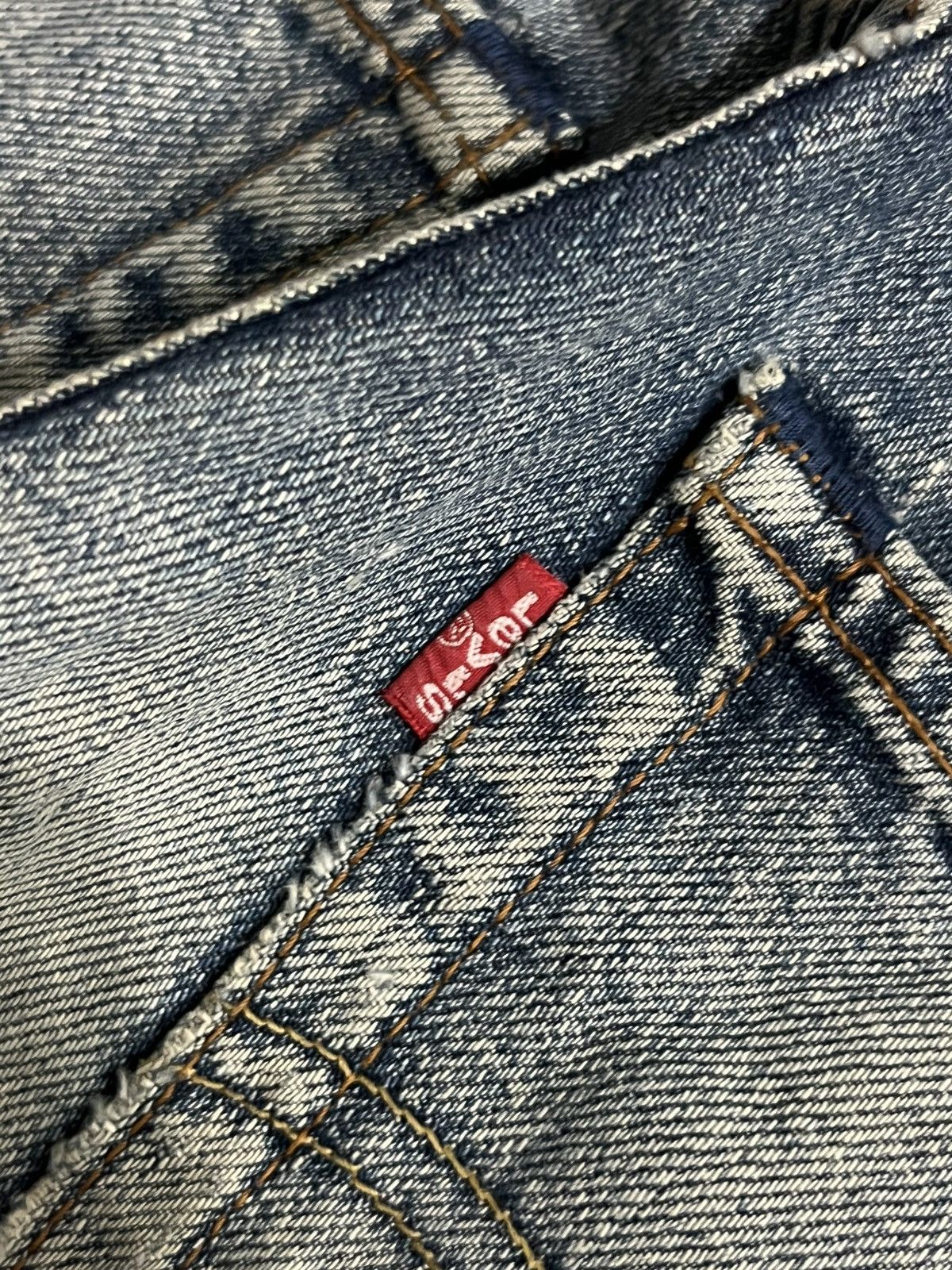 Levi's Vintage Levi’s 503 Blue Washed Distressed Straight Jeans Size US 30 / EU 46 - 9 Thumbnail