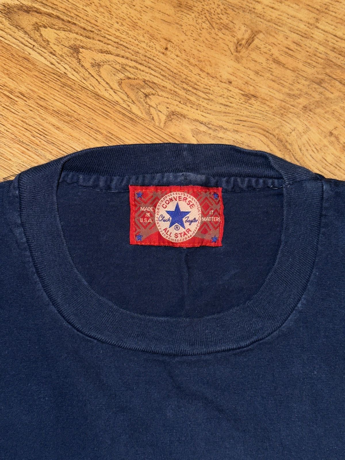 Converse × Vintage Vtg 90s CONVERSE All Star Chuck Taylor Shoes Graphic Tee XL Size US XL / EU 56 / 4 - 4 Thumbnail