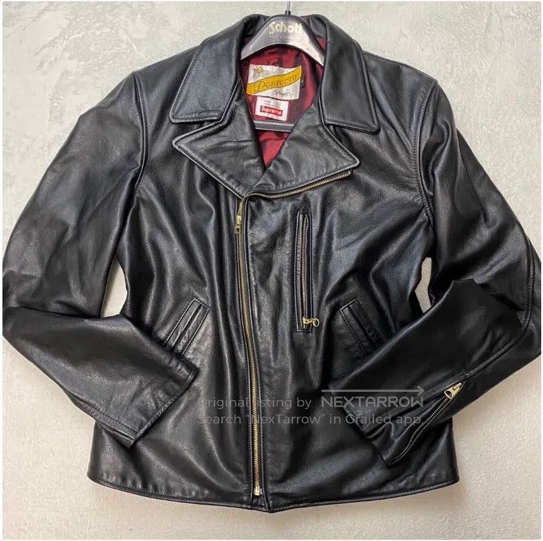 Schott Schott Co-branded black biker jacket Size US L / EU 52-54 / 3 - 1 Thumbnail