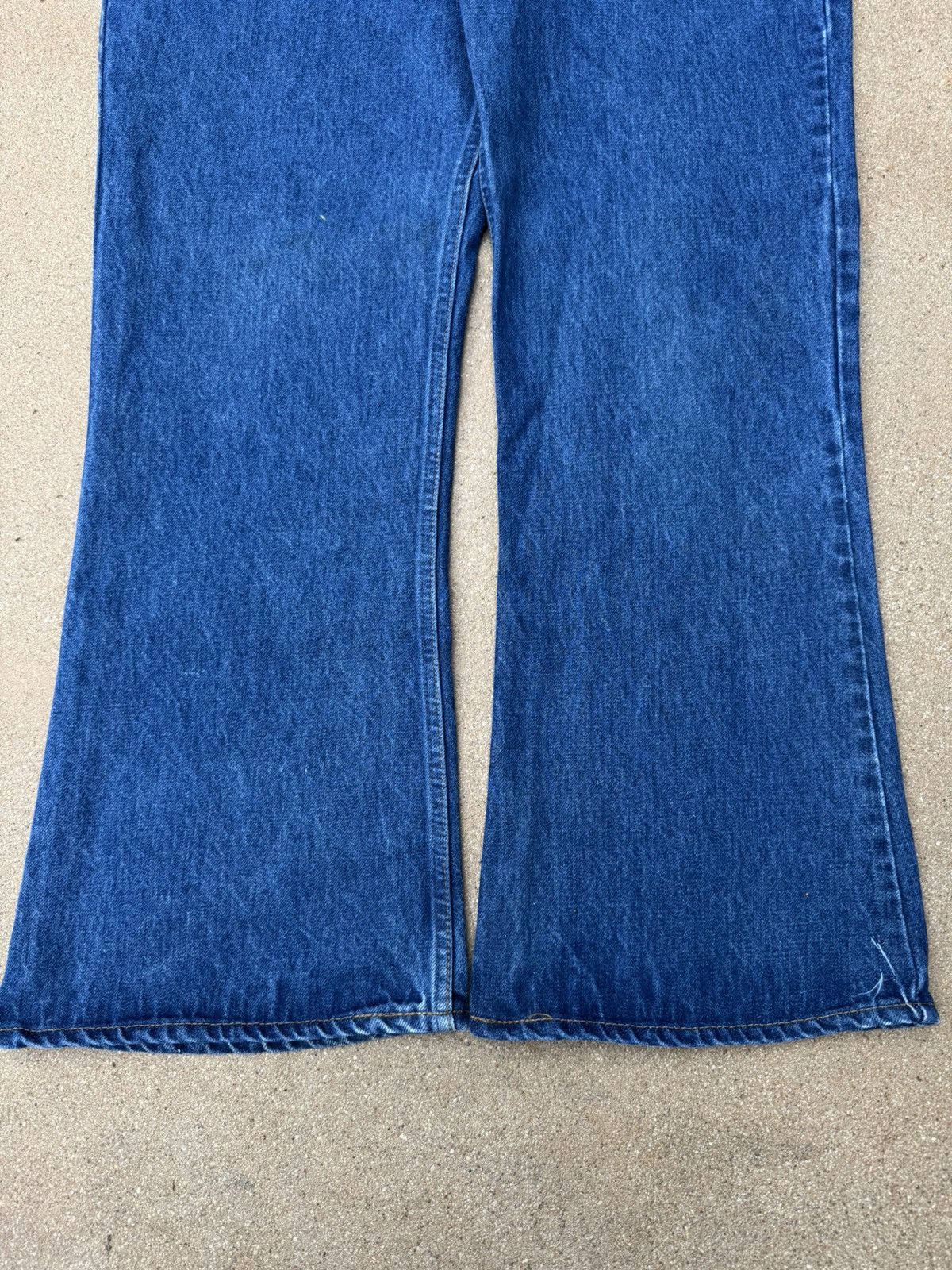 Levi's × Vintage Vtg 80’s Levi’s 646 Orange Tab Bellbottom Flare Jeans 40x30 Size US 40 / EU 56 - 3 Thumbnail