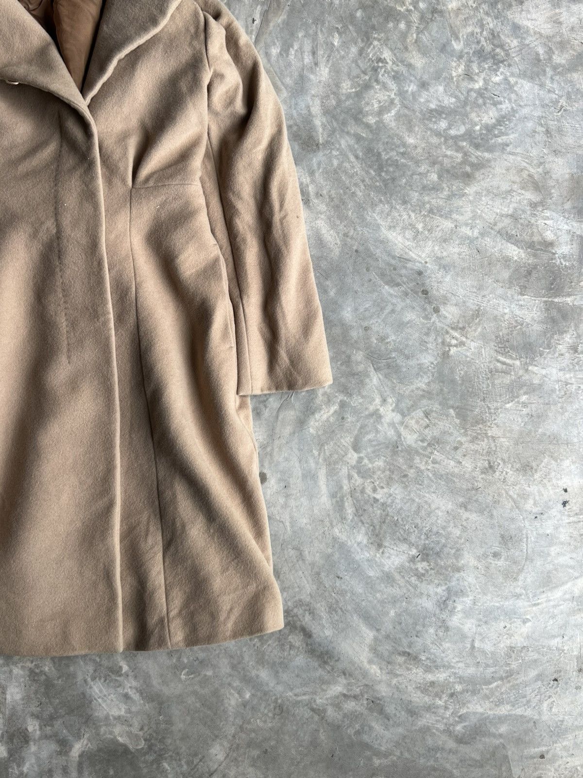 Yohji Yamamoto Ined Wool Long Coat by Yohji Yamamoto Size US XXS / EU 40 - 4 Thumbnail