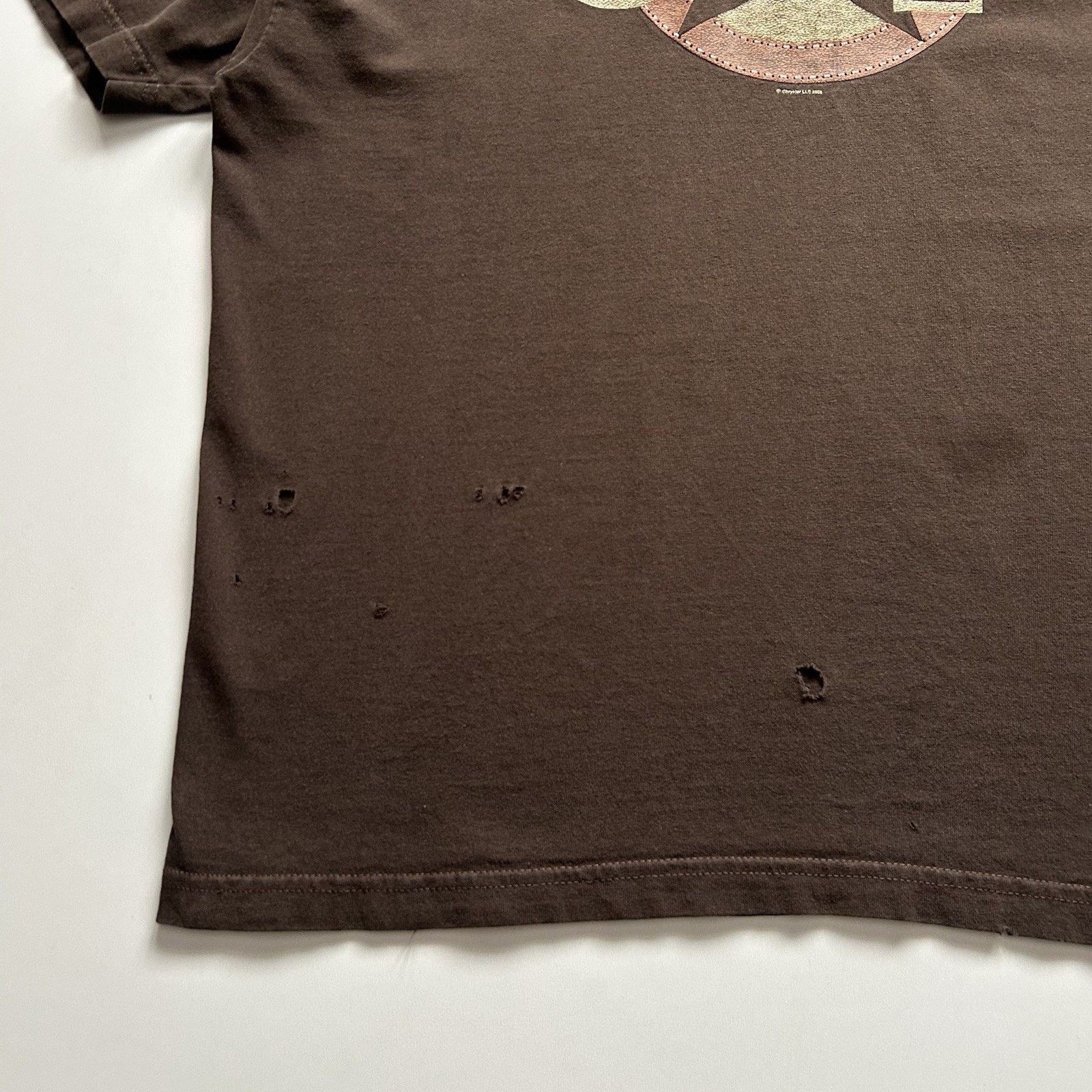 Jeep Vintage JEEP T Shirt 2XL Brown Distressed Chrysler Car Promo Size US XXL / EU 58 / 5 - 3 Thumbnail