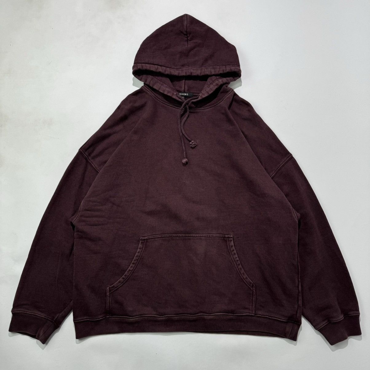 Yeezy Yeezy Season 5 Oxblood Hoodie Size US S / EU 44-46 / 1 - 2 Thumbnail