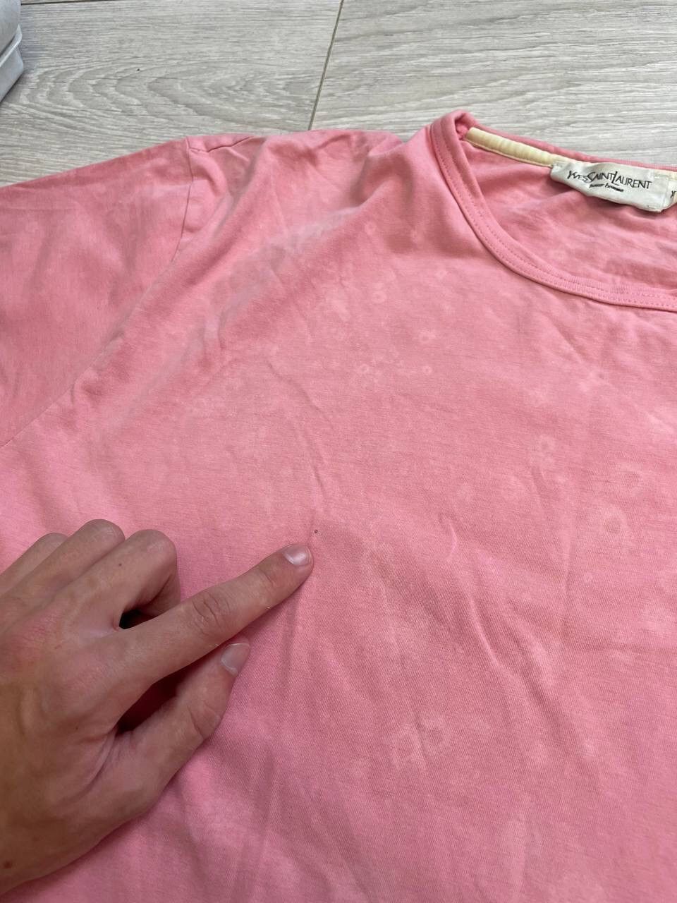 Japanese Brand × Vintage × Yves Saint Laurent Vintage Yves Saint Laurent YSL Distressed Tee T-Shirt Y2K Size US XL / EU 56 / 4 - 7 Thumbnail