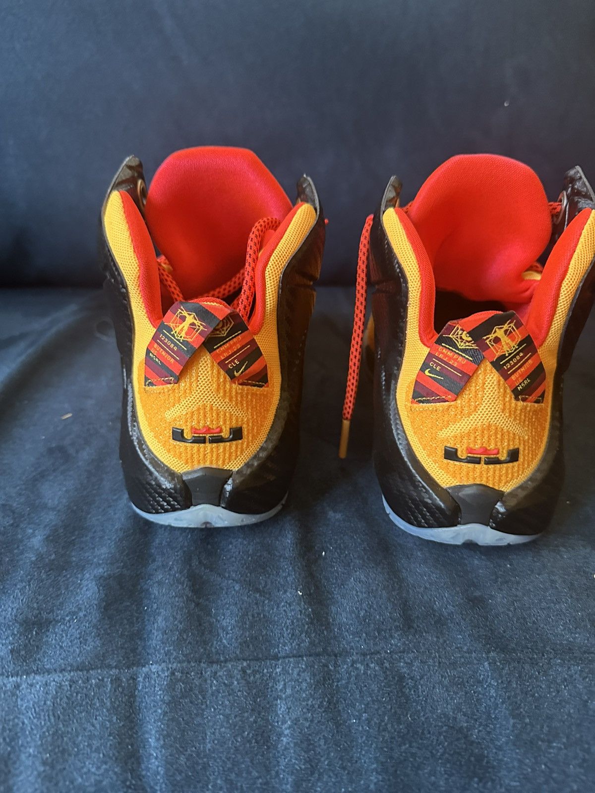Nike LeBron XII 684593 830 Size US 8 / EU 41 - 3 Thumbnail
