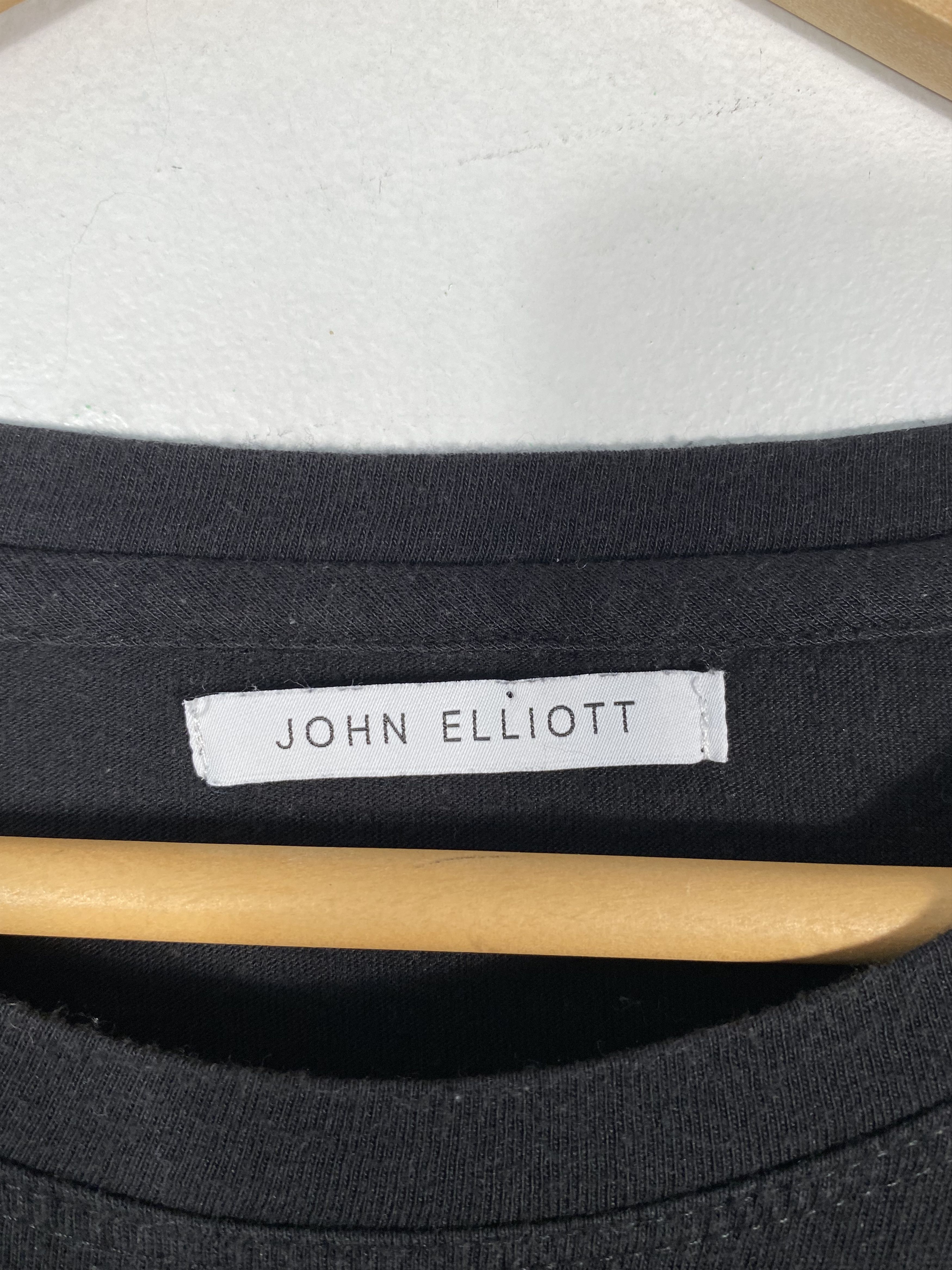John Elliott John Elliott Black Supima Cotton Tshirt Size 5 Size US L / EU 52-54 / 3 - 3 Thumbnail