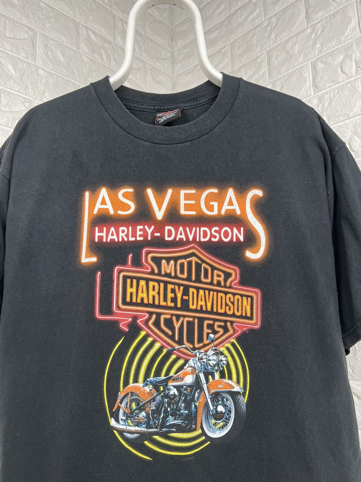 Harley Davidson × Vintage Vintage Harley Davidson Faded Tee Size US XL / EU 56 / 4 - 5 Thumbnail