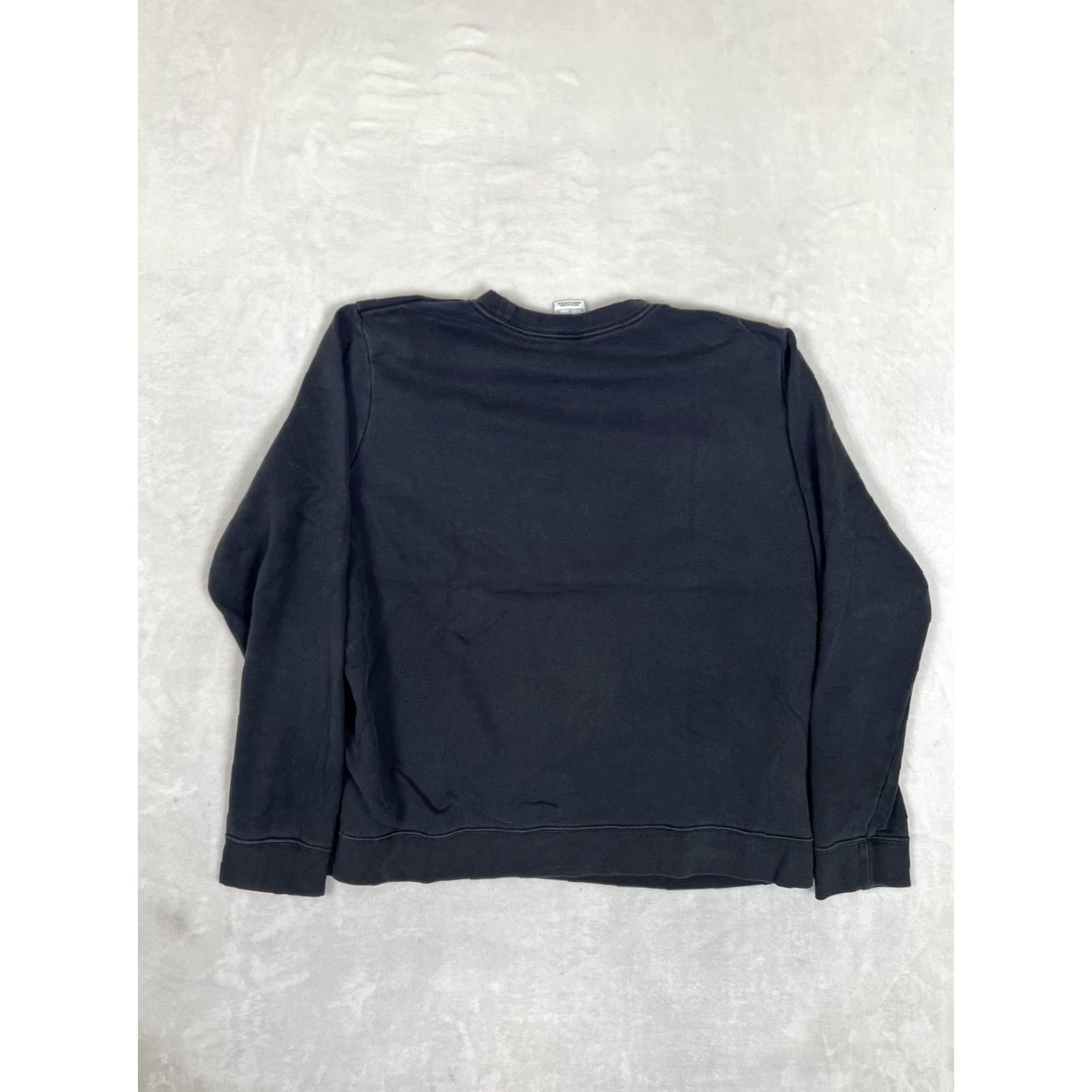 Nike Nike Sportswear Sweatshirt Women's XL Black Fleece Swoosh Embroidery Pullover Crew Neck Oversized Logo 90s Y2K Vintage: No Size XL / US 12-14 / IT 48-50 - 6 Thumbnail