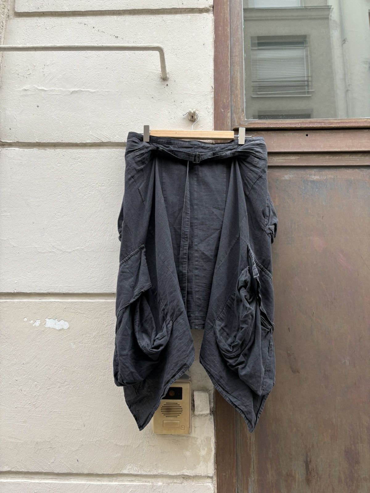 Ann demeulemeester cargo pocket skirt
