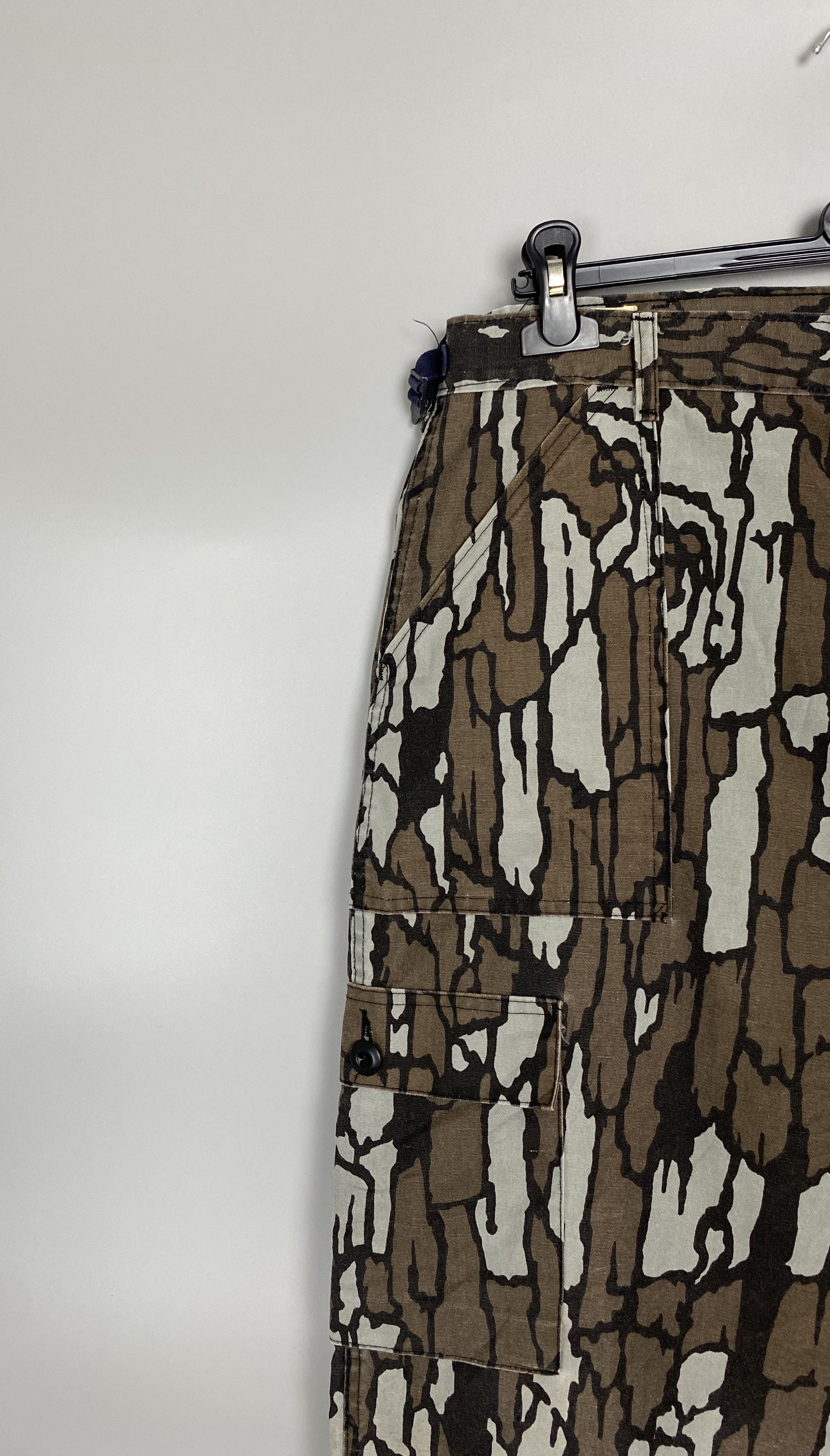 Japanese Brand Vintage 80s Gung Ho TreBark Camo Cargo Pants Talon Zip Size US 34 / EU 50 - 3 Thumbnail