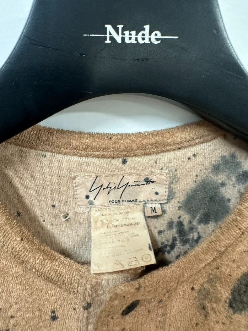 Yohji Yamamoto yohji yamamoto 90S tie-dyed fur collar long sleeve 2502-Ne Size US M / EU 48-50 / 2 - 5 Thumbnail