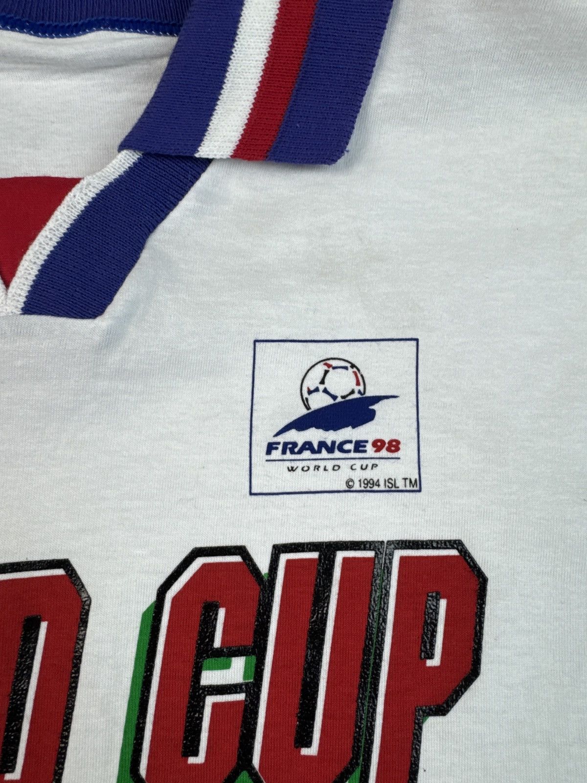 Chelsea Soccer Vintage France 98 FIFA jersey World Cup Size US M / EU 48-50 / 2 - 3 Thumbnail