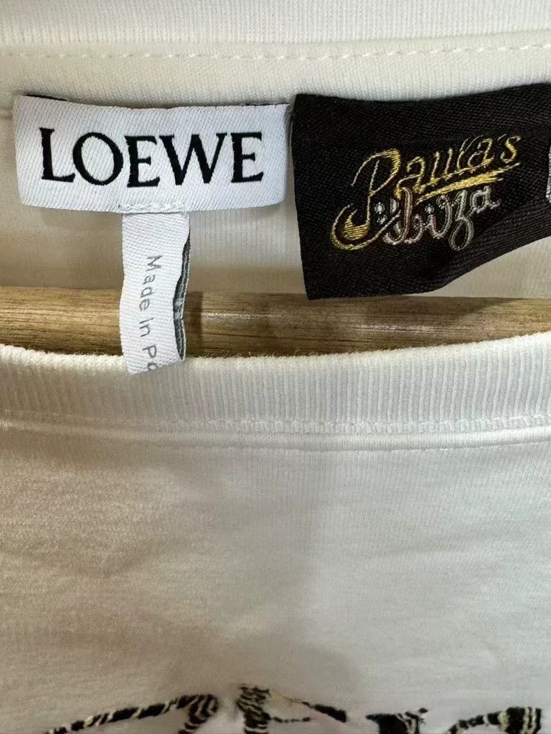 Loewe LOEWE Embroidered logo short sleeves Size S / US 4 / IT 40 - 3 Thumbnail