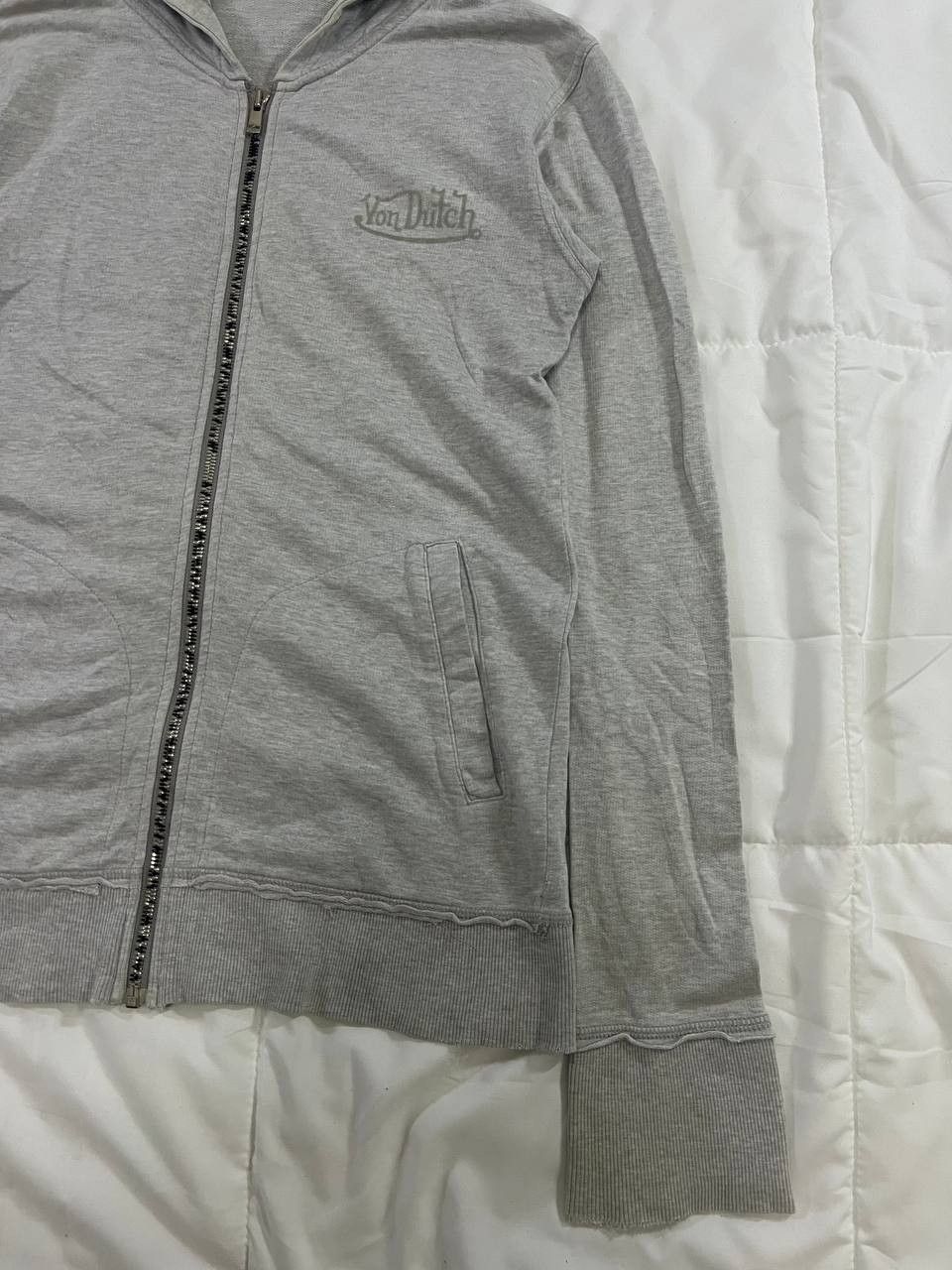 Vintage × Von Dutch Vintage Y2K Von Dutch Zip Hoodie Size US M / EU 48-50 / 2 - 4 Thumbnail