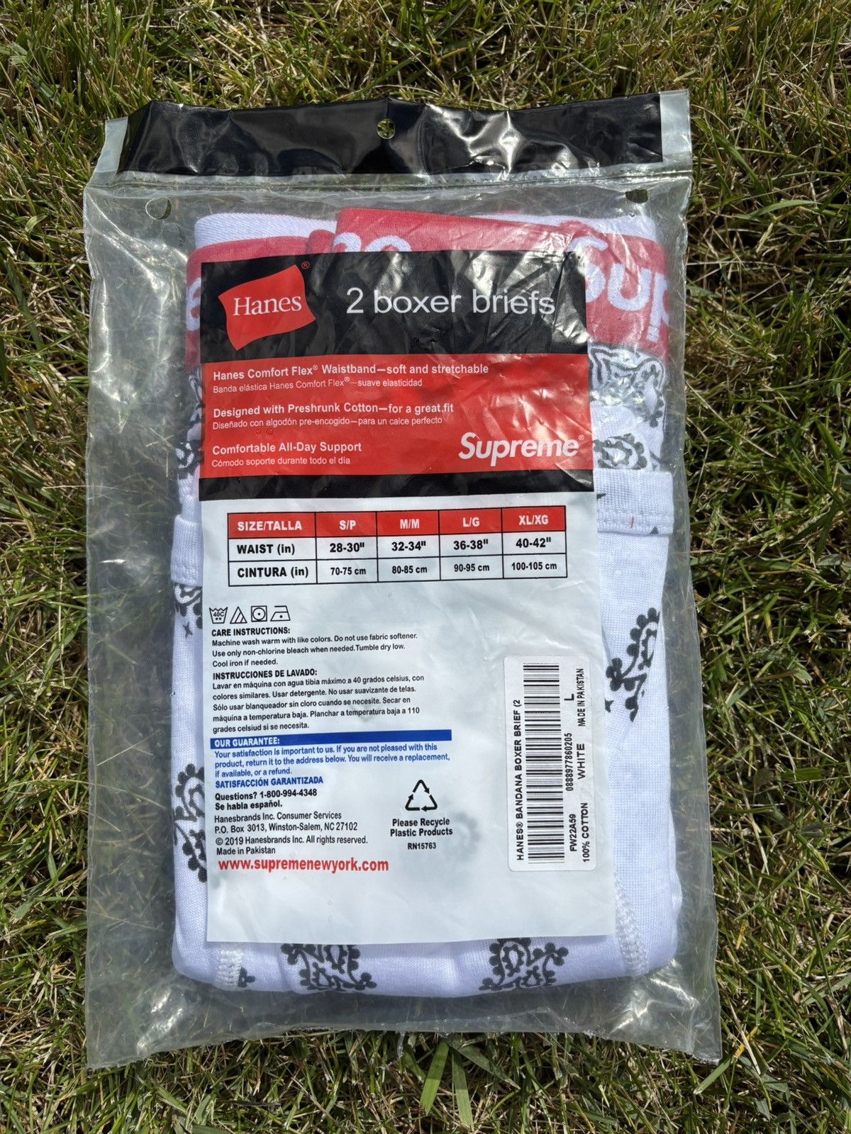 Supreme Supreme Boxers 2 Pack Bandana Underwear Designer New Size 36 - 2 Thumbnail