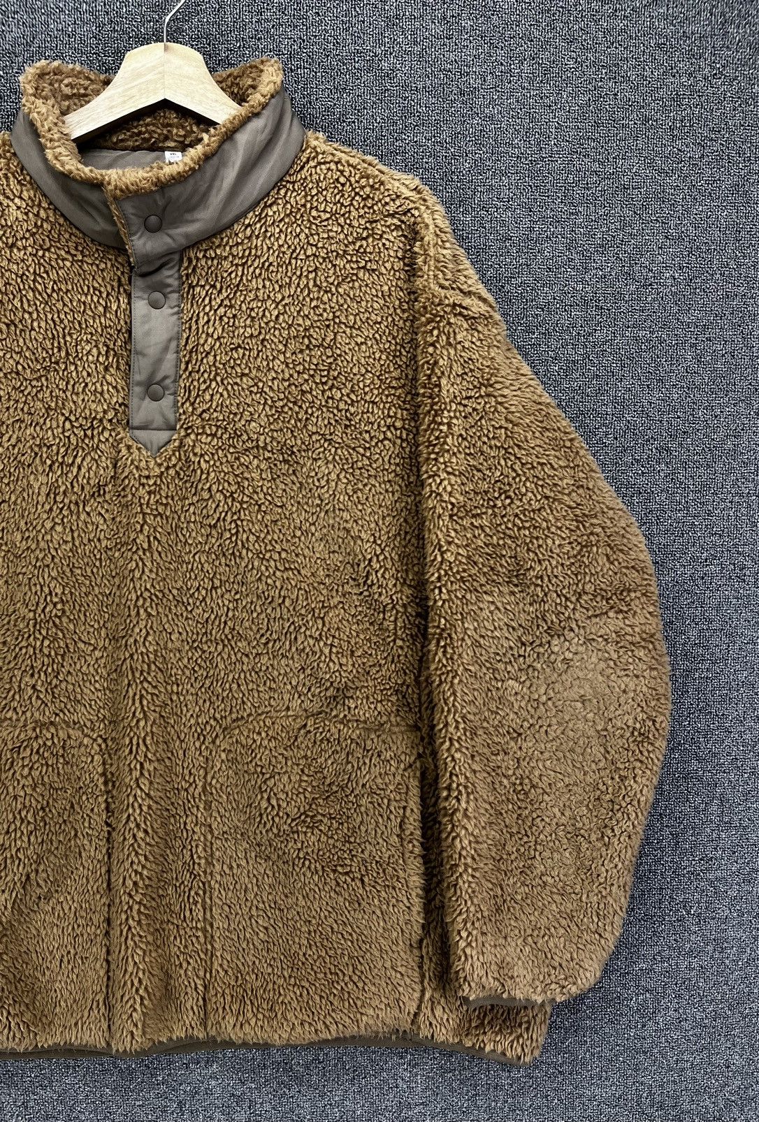 Japanese Brand Uniqlo Fleece Snap Button Rare Sweatshirt Size US XXL / EU 58 / 5 - 3 Thumbnail