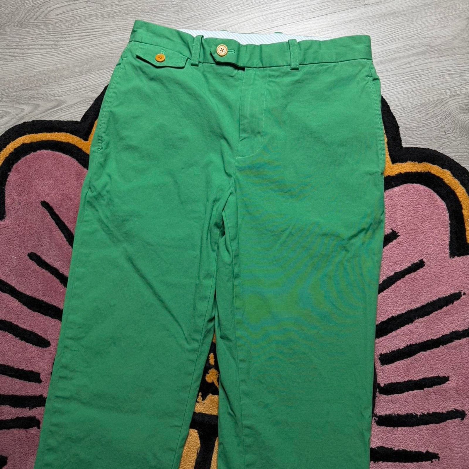Brooks Brothers Brooks Brothers Milano Fit Casual Chino Pants 30x30 Green Size US 30 / EU 46 - 2 Thumbnail
