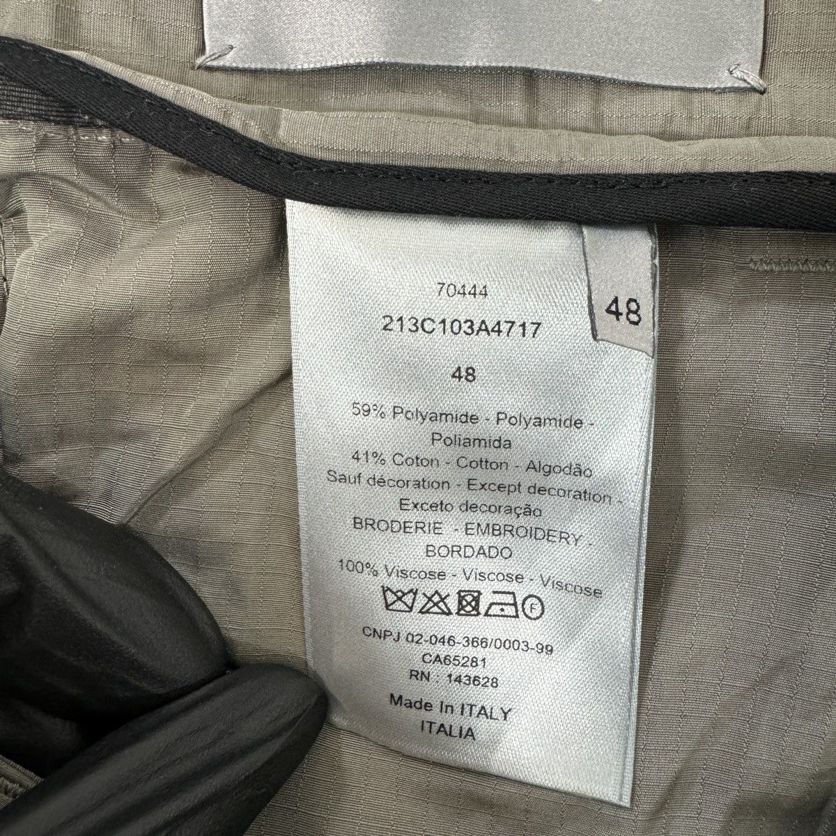 Dior Dior Technical Ripstop Cargo Pants In Olive Green RRP £1200 Size US 32 / EU 48 - 11 Thumbnail