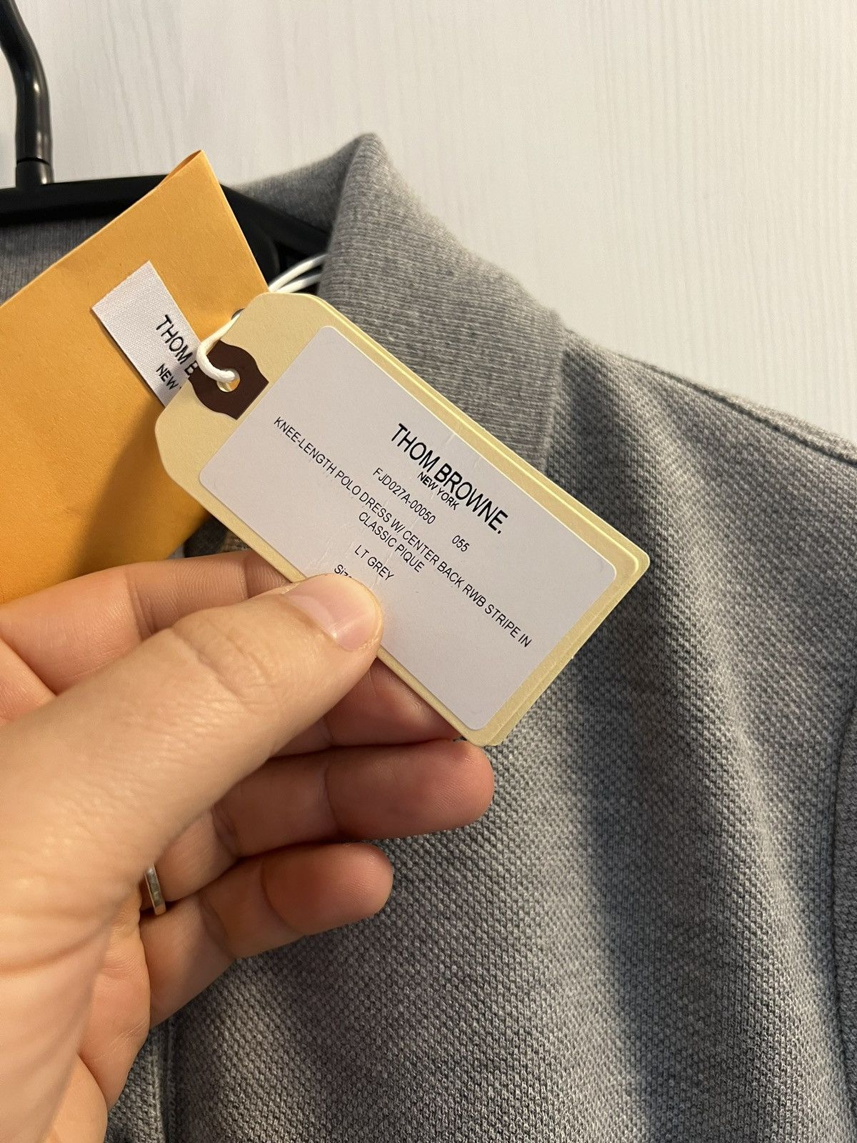 Thom Browne Knee-Length Polo Dress W/ Center Back RWB Stripe Size M / US 6-8 / IT 42-44 - 10 Thumbnail