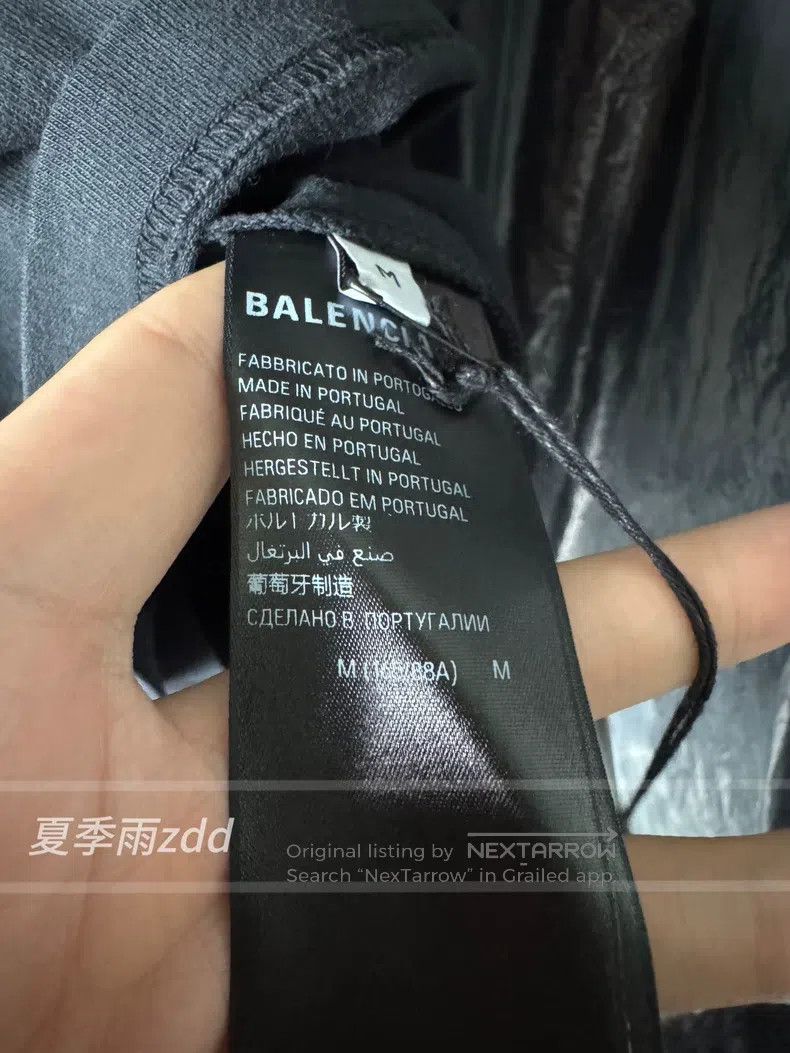 Balenciaga Balenciaga Washed out letter print short-sleeve T-shirt Size US M / EU 48-50 / 2 - 3 Thumbnail