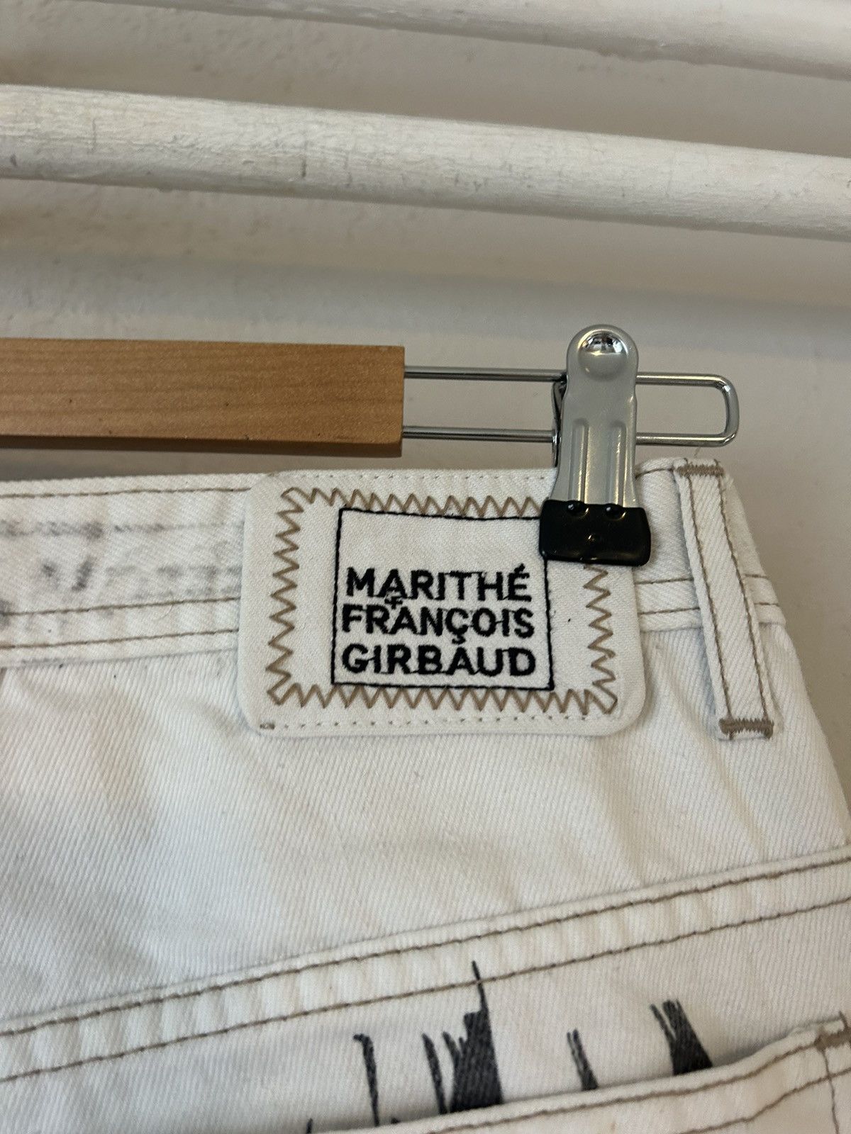Marithe + Francois Girbaud Martine Françoise Girbaud Graphic Distressed Jeans - Size 32 Size US 32 / EU 48 - 11 Thumbnail