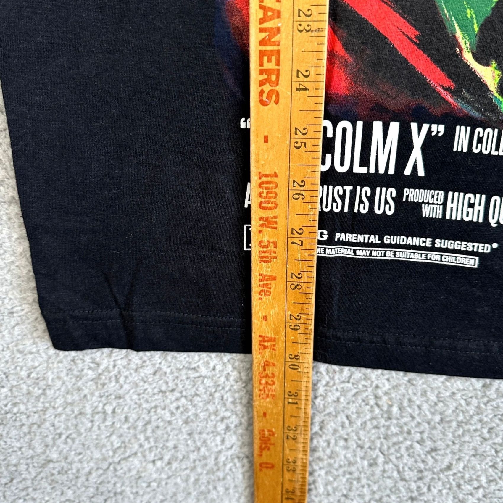 Reason Reason T-Shirt Mens XL Black Graphic Malcolm X Crewneck Short Sleeve Casual Tee Size US XL / EU 56 / 4 - 6 Thumbnail