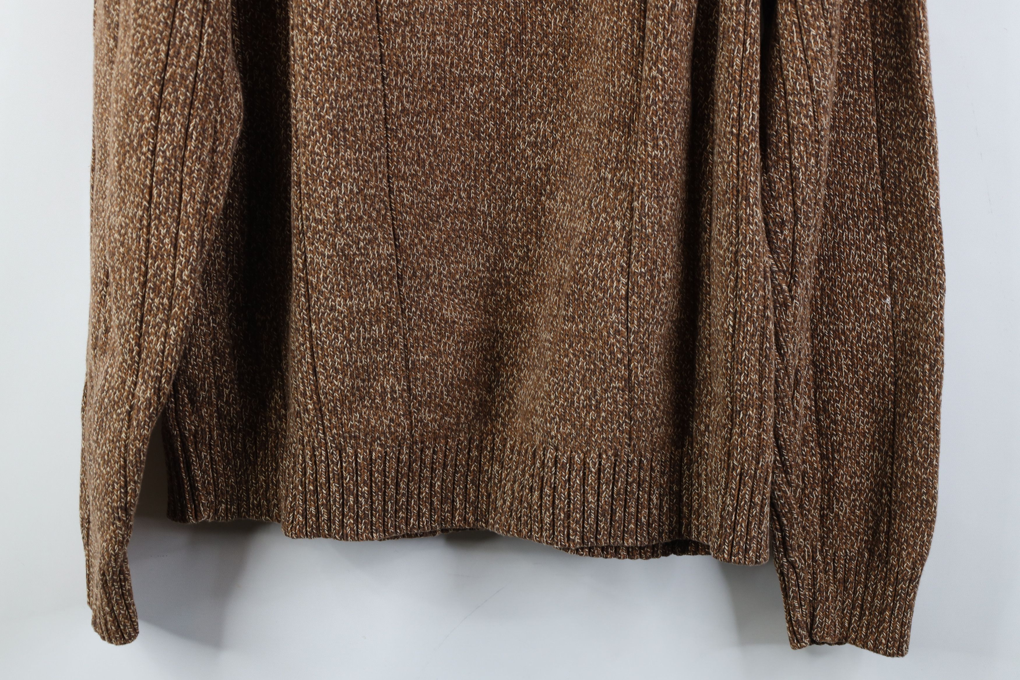 Vintage Vintage 90s Streetwear Heavy Cotton Ribbed Cable Sweater Size XL / US 12-14 / IT 48-50 - 10 Thumbnail