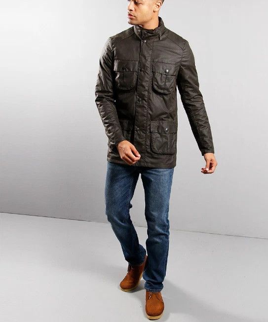 Barbour Size L ~ Barbour CORBRIDGE Hooded Waxed Jacket Size US L / EU 52-54 / 3 - 1 Thumbnail