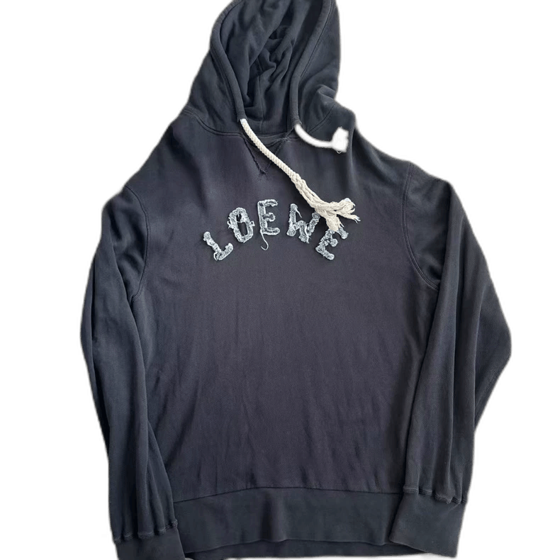 Loewe Loewe Embroidered Logo Fringe Hoodie Size US L / EU 52-54 / 3 - 1 Thumbnail