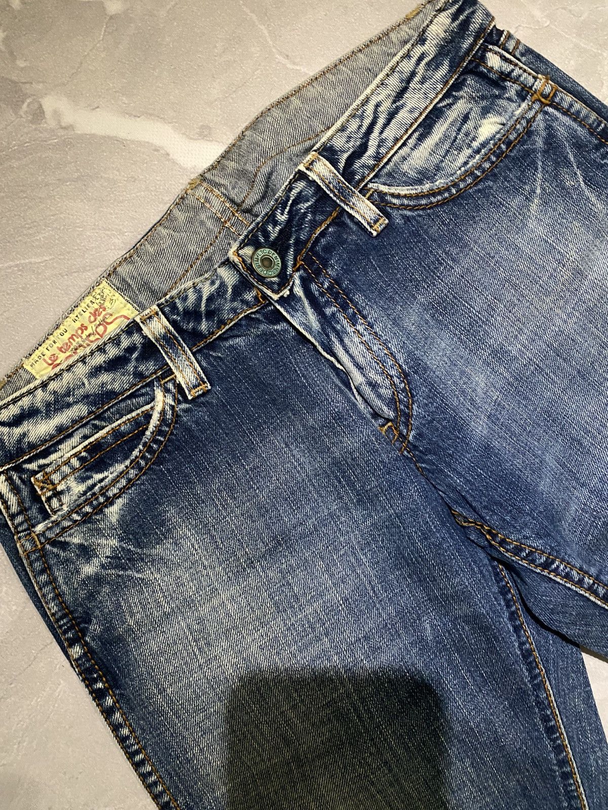Japanese Brand WOW Avan Rick Owens Style Straight Jeans - avan drip y2k Size US 28 / EU 44 - 6 Thumbnail