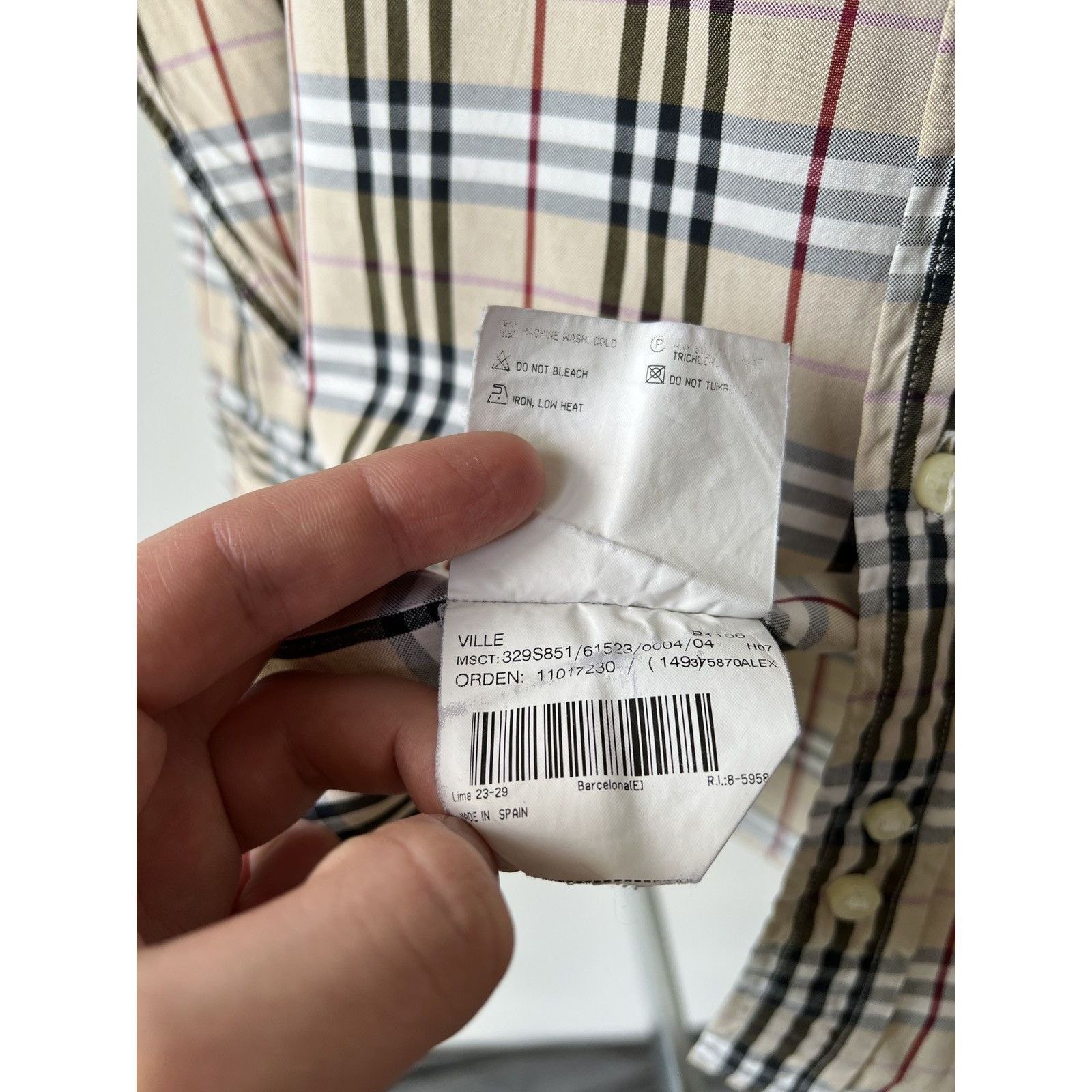 Burberry × Vintage Burberry check nova full pattern vintage shirt Size US M / EU 48-50 / 2 - 8 Thumbnail