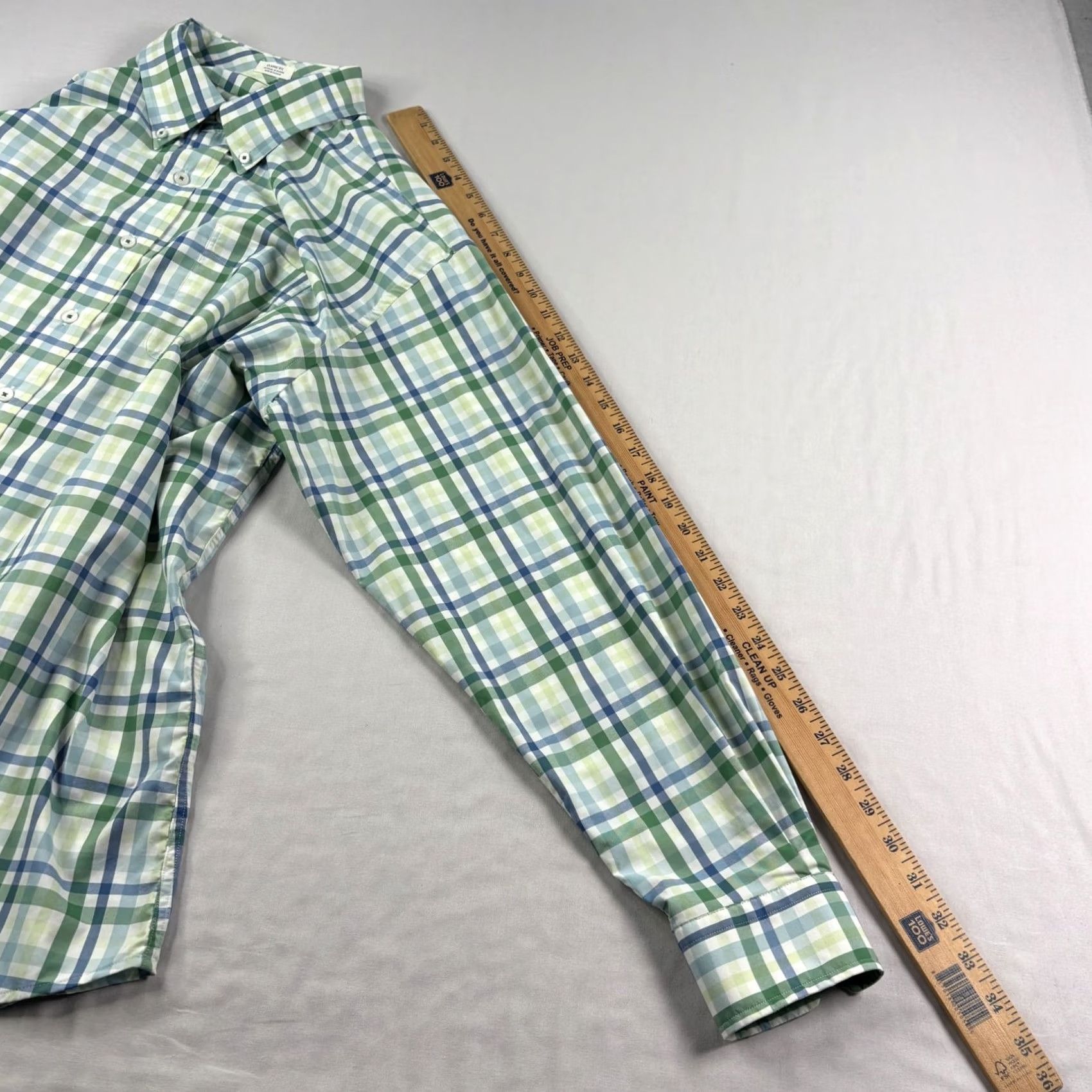 Vintage Onward Reserve Shirt Mens XL Plaid Button Up Stretch Nylon Casual Size US XL / EU 56 / 4 - 6 Thumbnail