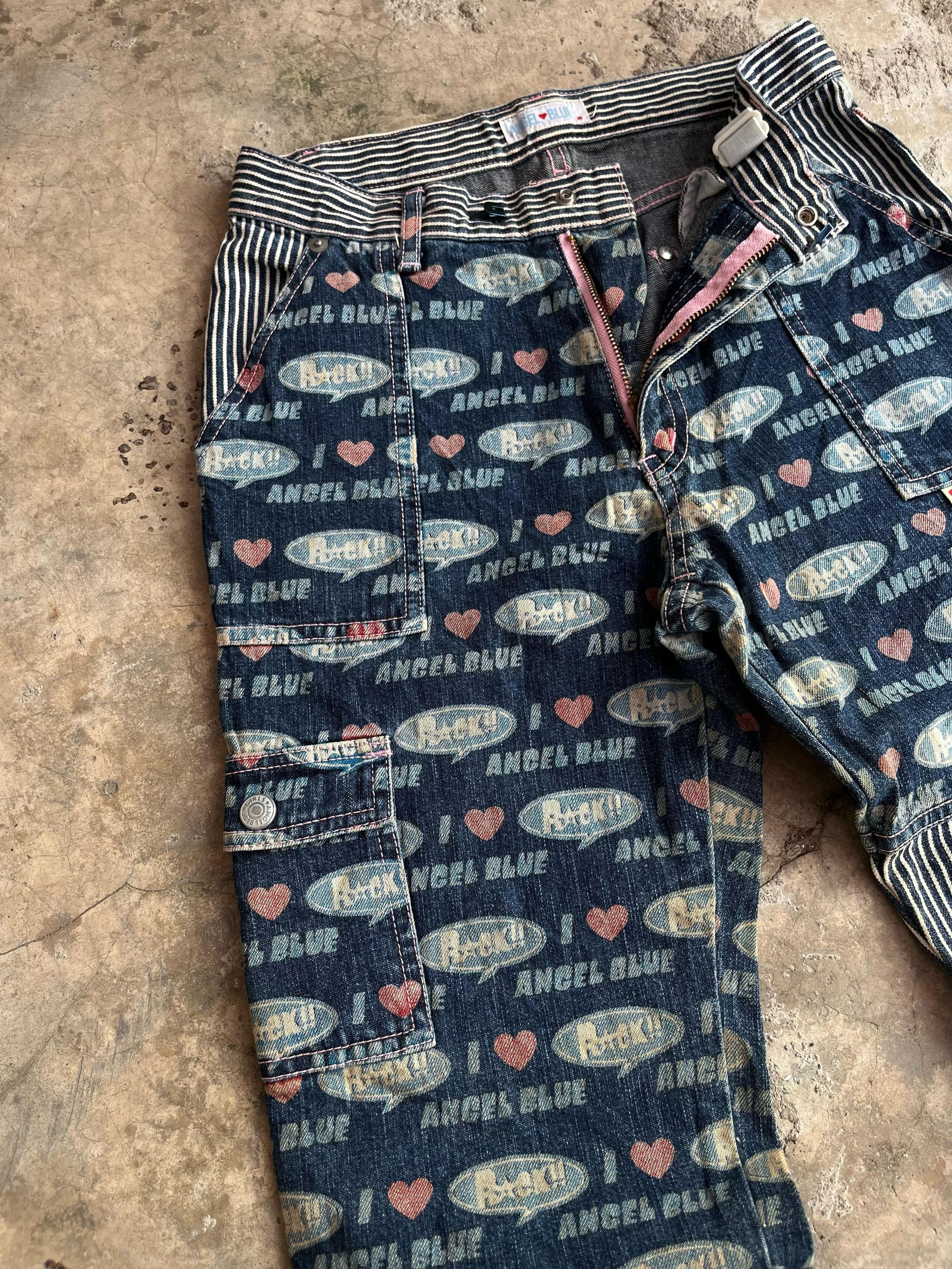 Angel Blue × Japanese Brand Angel Blue Love Hearts Pants Size 25" / US 0 / IT 36 - 3 Thumbnail