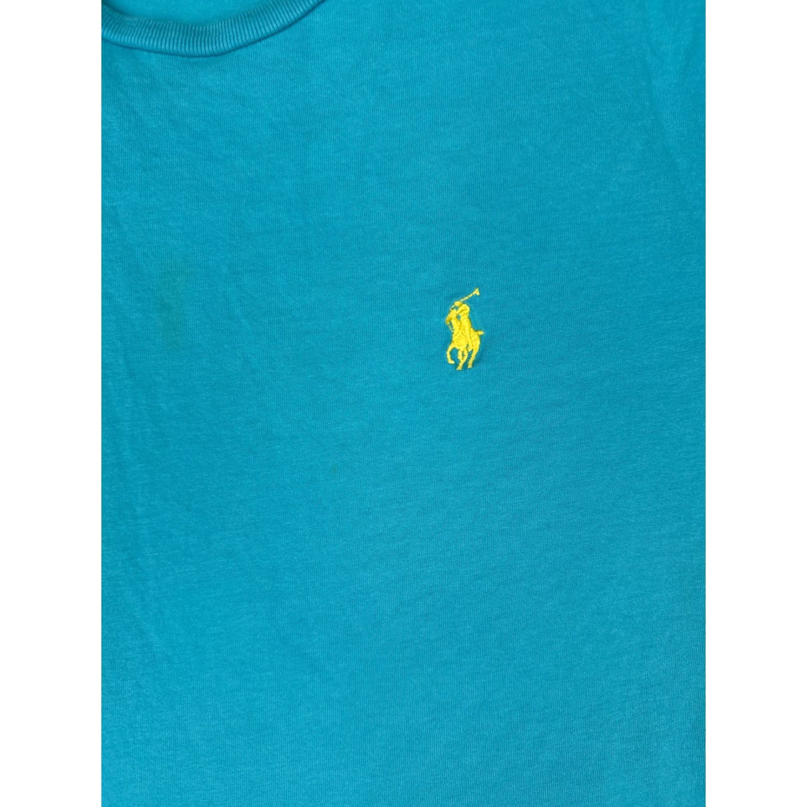 Ralph Lauren VINTAGE Polo Ralph Lauren Shirt Men Medium Blue 100% Cotton Crew Neck Short Sleeve READ Size US M / EU 48-50 / 2 - 6 Thumbnail
