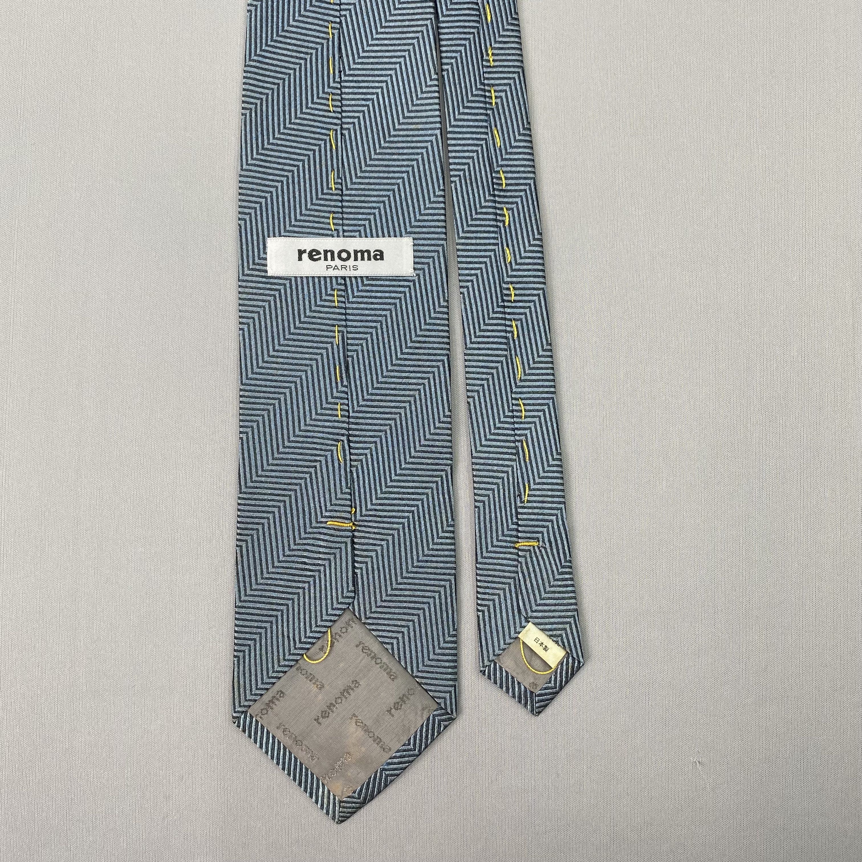 Renoma Vintage Renoma SILK Necktie Cravate Pure Silk Neck Tie Size ONE SIZE - 6 Thumbnail