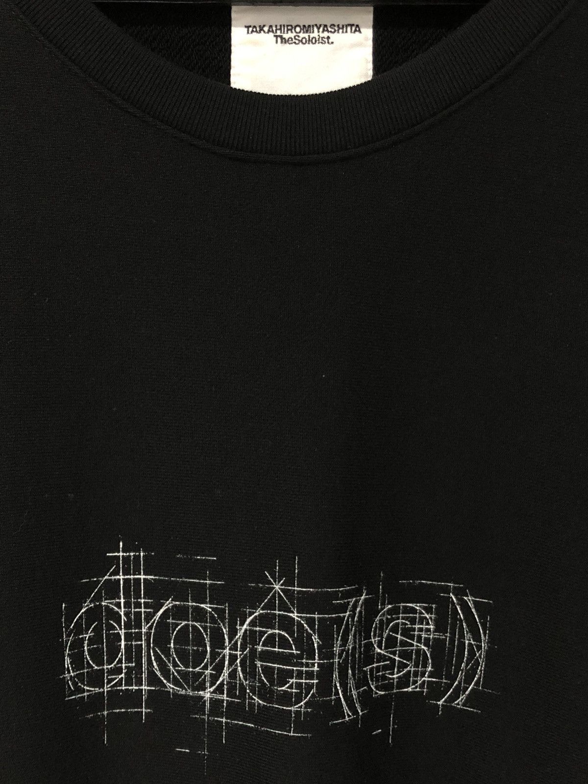 Takahiromiyashita The Soloist. 2021 DOE(S) OVERSIZED CREWNECK BLACK Size US L / EU 52-54 / 3 - 3 Thumbnail