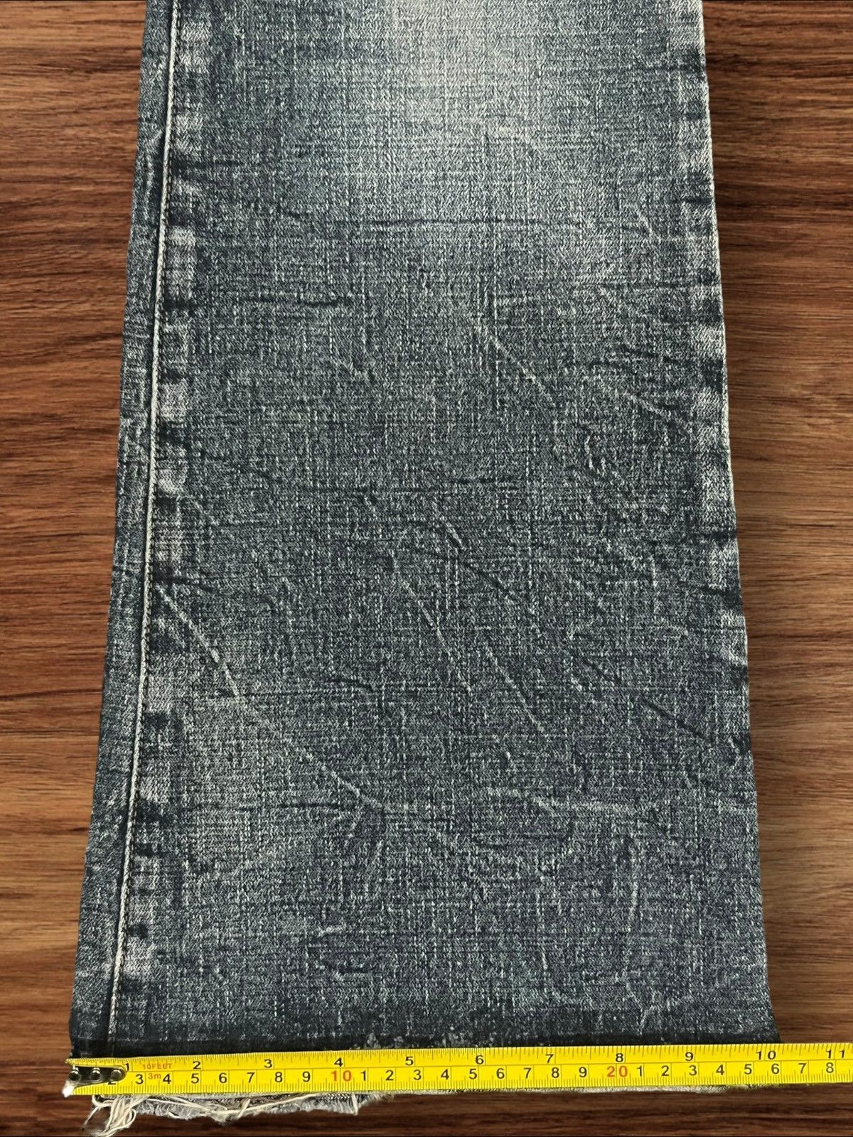 Japanese Brand ⚡️Flare⚡️Vintage Japanese Brand Double Button Dark Washed Jean Size 32" / US 10 / IT 46 - 13 Thumbnail