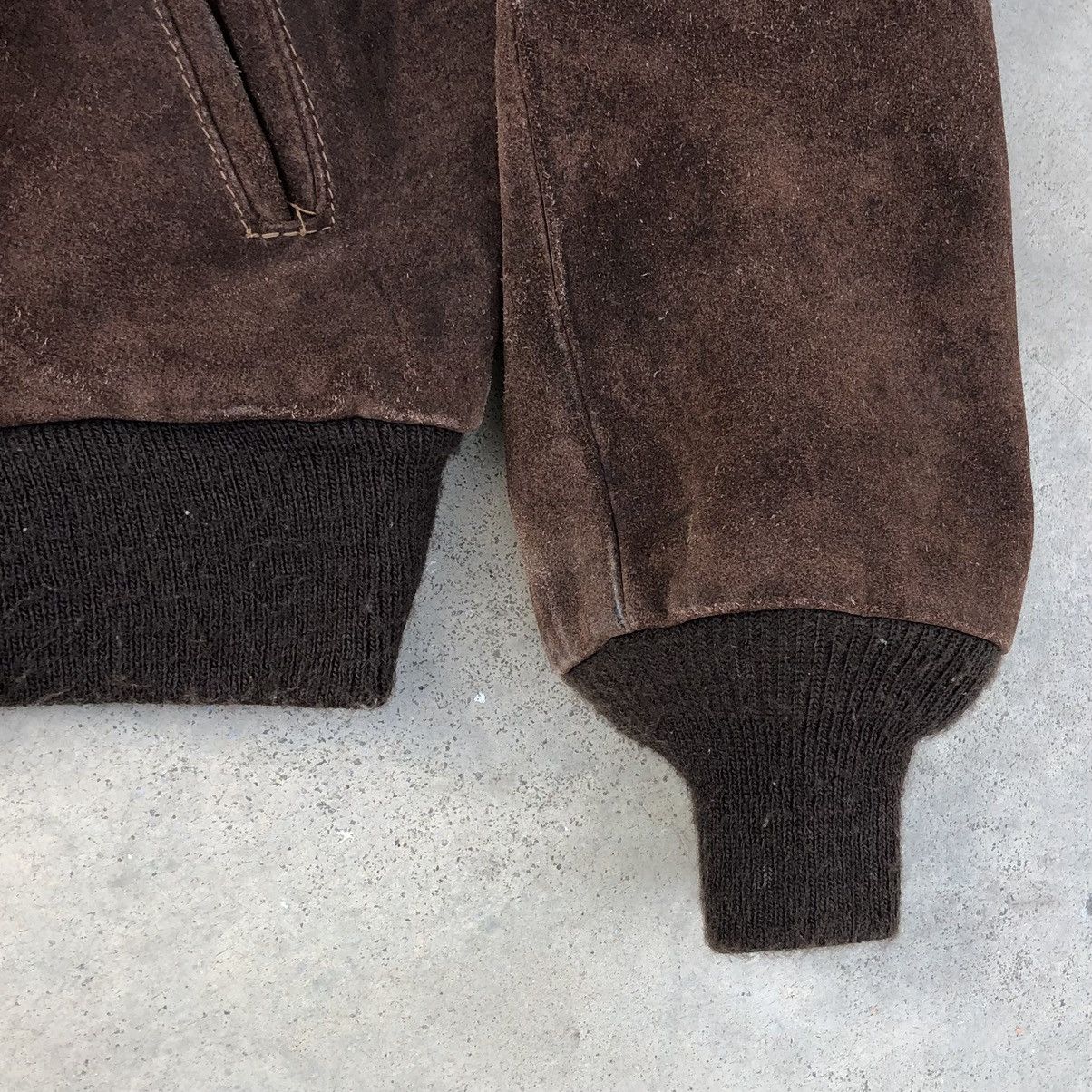 Schott Vintage SCHOTT NYC Suede Leather Bomber Jacket 🇺🇸 Size US M / EU 48-50 / 2 - 6 Thumbnail