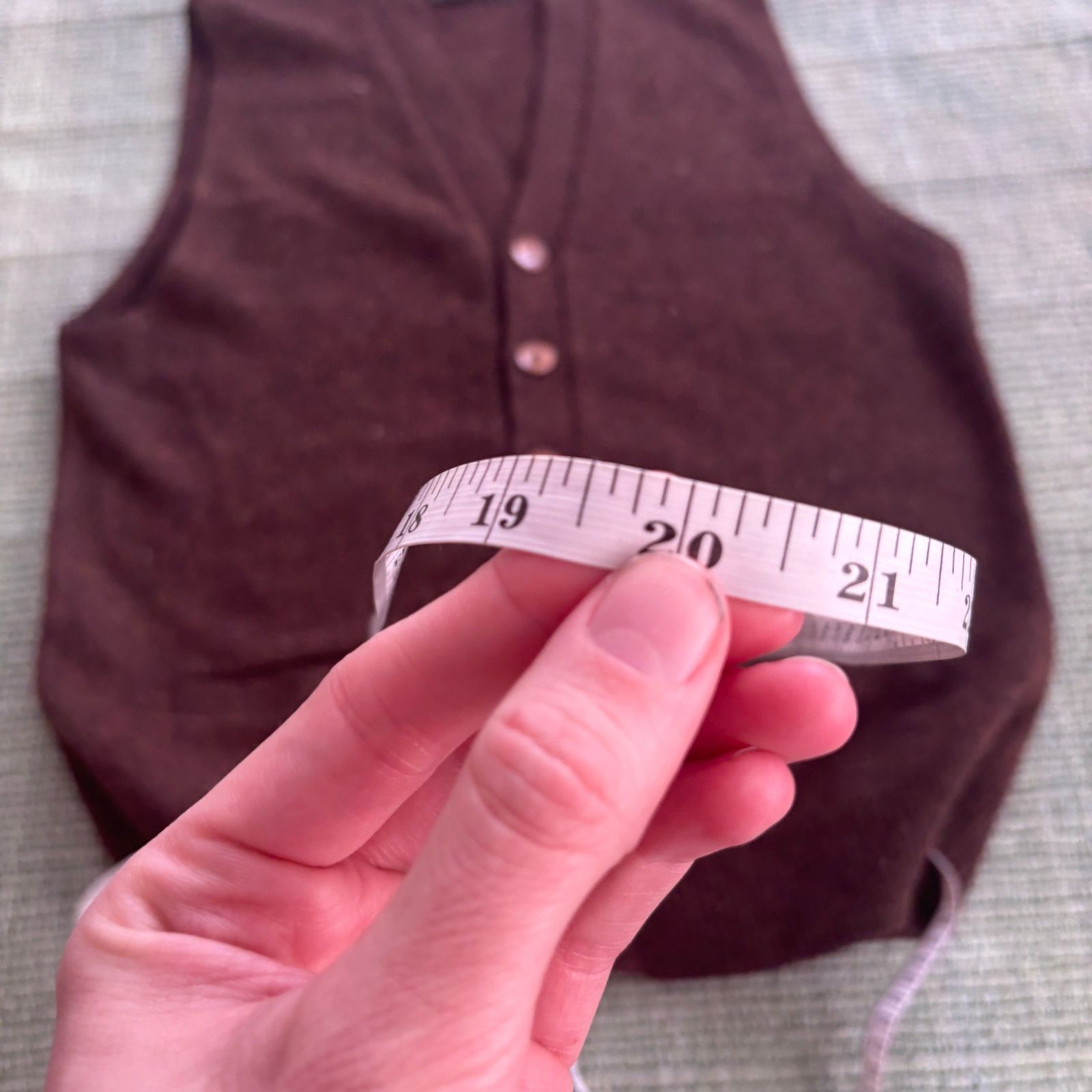 Vintage True vintage 60s brown Campus knit sweater vest Size US M / EU 48-50 / 2 - 7 Thumbnail
