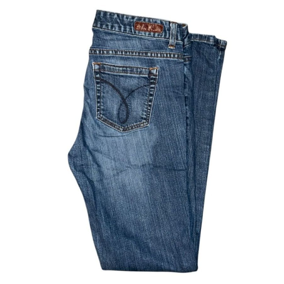Calvin Klein Calvin Klein Ultimate Skinny Jeans Blue Denim Mid Rise 29/8 Size 29" - 11 Thumbnail